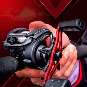 BMAX3 Fishing Reel - Right and Left Hand, 6.4:1 Gear Ratio, Stainless Steel Body, Fishing Line Spool