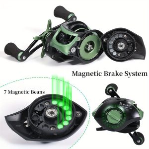 Sougayilang Fishing Reel, 9+1 BB Water Drop Reel, 8.