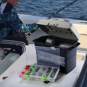 1pc Large Tackle Box Big Tackle Box with Drawers Large Fishing Tackle Box Organizers and Storage Large Three Drawer Organization Storage Box