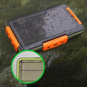 2pcs Set of Fishing Gear Boxes, Waterproof Fishing Gear Boxes, 3700 Fishing Gear Trays, Kayak Floating Fishing Gear Boxes, Organizers, Fishing Bait Boxes, Storage