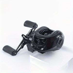 1pc Ambidextrous Rotating Baitcasting Reel - Long-Distance Casting, Anti-Backlash, Durable PA Nylon Body, Aluminum Reel Material, Perfect for Outdoor Fishing Tackle