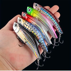 5pcs VIB Fishing Bait, Hard Lure 0.74oz Crankbait, Fishing Tackle