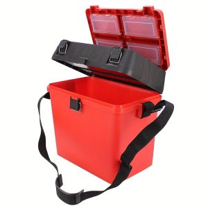 1pc Sea Fishing Box, Multifunctional Tackle Box For Shore Fishing, Fishing Seat Box