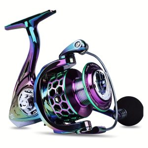 14+1BB Metal Spinning Fishing Reel Ultra Smooth Lightweight Freshwater And Saltwater Left Right Hand Reel