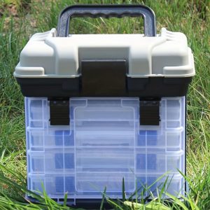 1pc Large-capacity Storage Box, Fishing Tackle Box - Portable Fishing Accessory Organizer