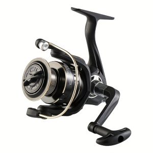 Ambidextrous Aluminum Fishing Reel, 1pc Full Metal 5000 Spinning Reel for Saltwater and Freshwater, Rotatable Dual Bearing Reel with Aluminum Alloy, Stainless Steel, Zinc Components