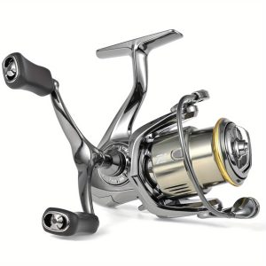 Lixada Dual Handle Spinning Reel 5.2:1 Gear Ratio 7+1 Bearing Left Right Hand Fishing Reel