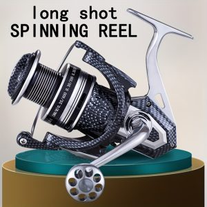 1pc Metal Spinning Reel, Fishing Reel For Freshwater Saltwater Fishing