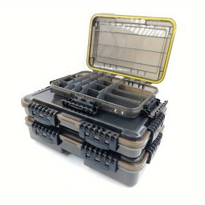 Large Capacity Waterproof Fishing Tackle Box Organizer - Removable Compartments For Different Bait, Nuts, Screw Beads, And Hooks - Durable, Portable, And Easy-to-Use Fishing Accessory Tool