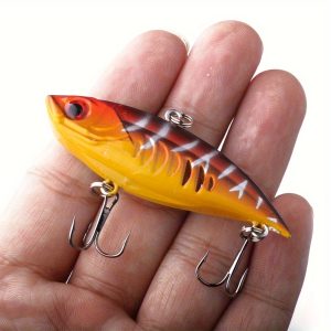 5pcs Sinking VIB Lure, Artificial Hard Bait, Bionic Rattle Fishing Lure